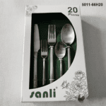 5011 20-Piece 18/0 Stainless Steel Satin Minimalist Handle Flatware Set for Wholesale product image