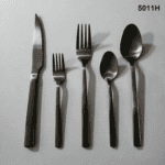 5011 20-Piece 18/0 Stainless Steel Satin Minimalist Handle Flatware Set for Wholesale product image