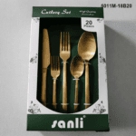 5011 20-Piece 18/0 Stainless Steel Satin Minimalist Handle Flatware Set for Wholesale product image