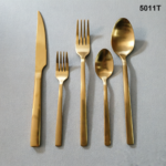 5011 20-Piece 18/0 Stainless Steel Satin Minimalist Handle Flatware Set for Wholesale product image
