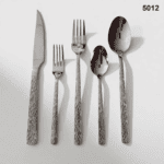 5012 20-Piece 18/0 Stainless Steel Wavy Textured Handle Flatware Set for Wholesale product image