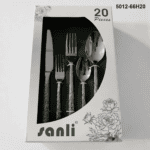 5012 20-Piece 18/0 Stainless Steel Wavy Textured Handle Flatware Set for Wholesale product image