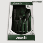 5601 20-Piece 18/0 Stainless Steel Rounded Handle Flatware Set for Wholesale product image