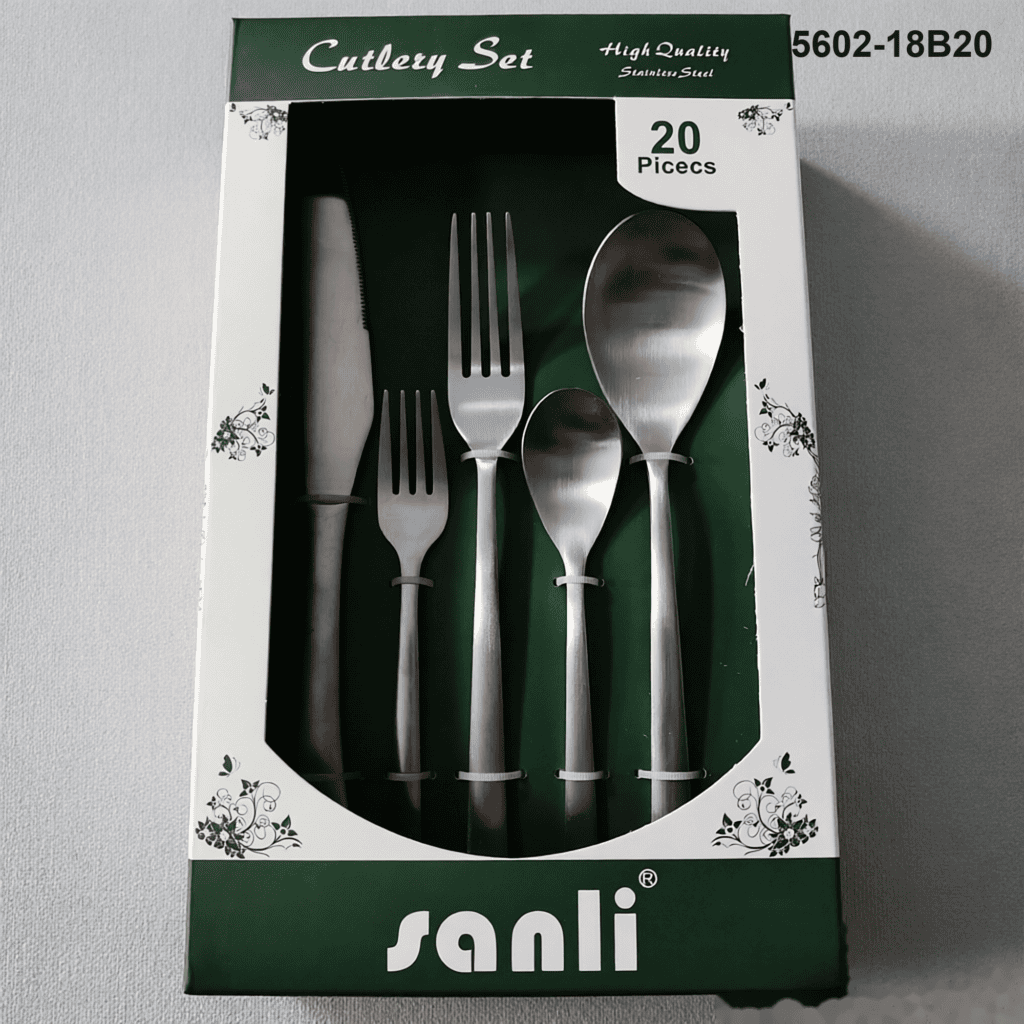 5602 20-piece flatware set 5602-18B20 packaging