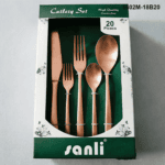 5602 20-Piece 18/0 Stainless Steel Satin Rounded Handle Flatware Set for Wholesale product image