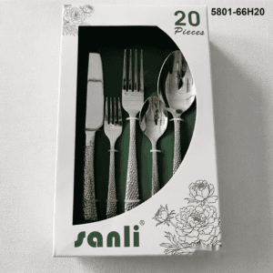 5801 20-piece flatware set 5801-66H20 packaging