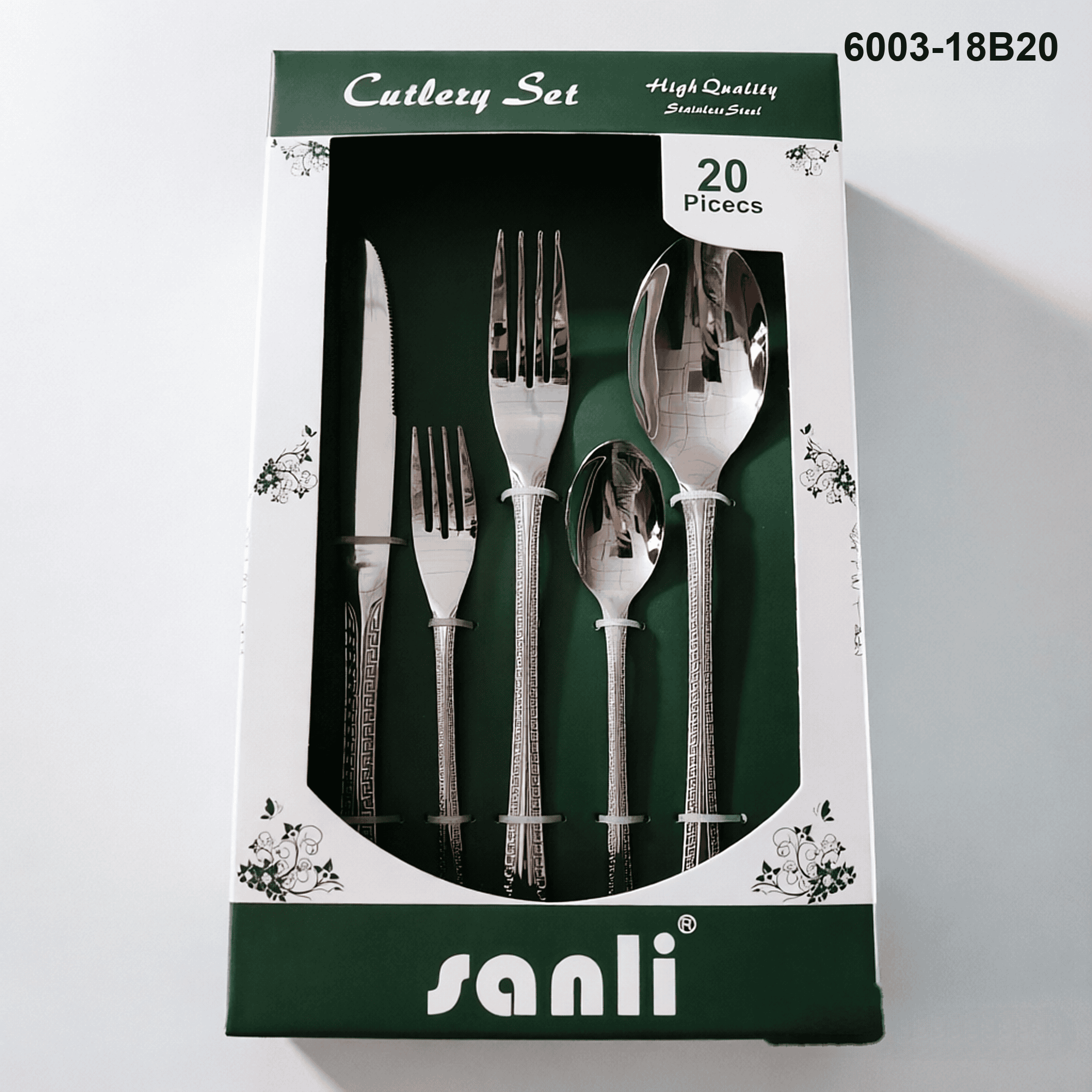 6003 20-piece flatware set 6003-18B20 packaging