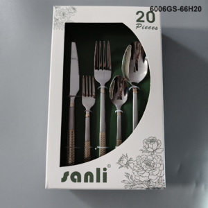 6006 20-piece flatware set 6006GS-66H20 packaging