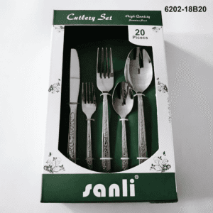 6202 20-piece flatware set 6202-18B20 packaging