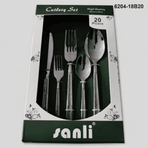 6204 20-piece flatware set 6204-18B20 packaging