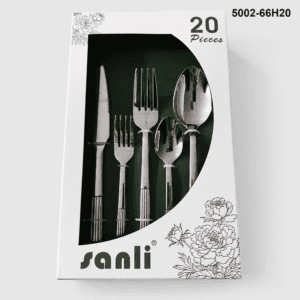 5002 20-piece flatware set 5002-66H20 packaging