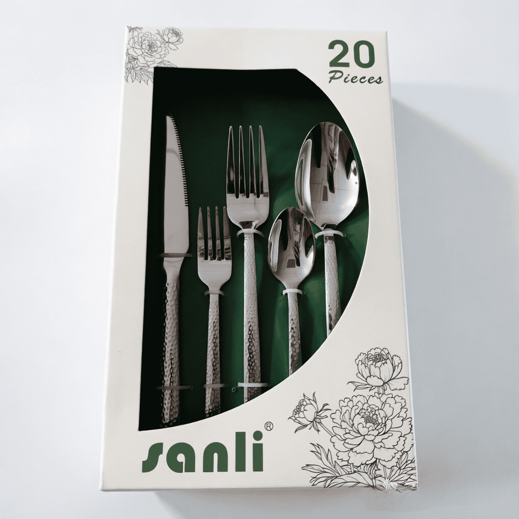 5004 20-piece flatware set 5004-66H20 packaging