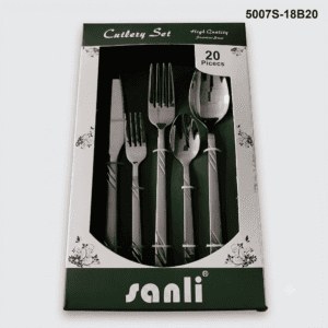 5007 20-piece flatware set 5007S-18B20 packaging